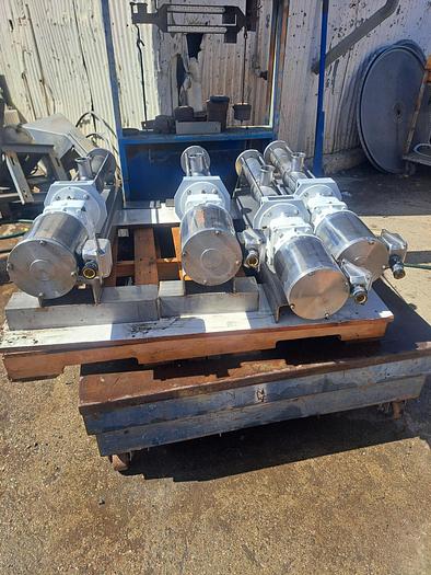 Used Pump, Moyno, 1/2 Hp, 2", S/st, Seepex, Size 5, #S742290