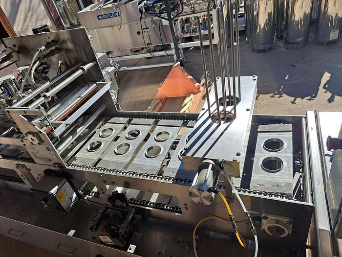 Used Filler, Cup, 2-Lane, Stainless Steel, 12 Ounces & 16 Ounces