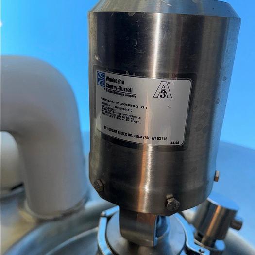 Used Tank, 300 Gallon, 316L Stainless Steel, Jacketed, Scrape Agitated, Feldmeier #S745371