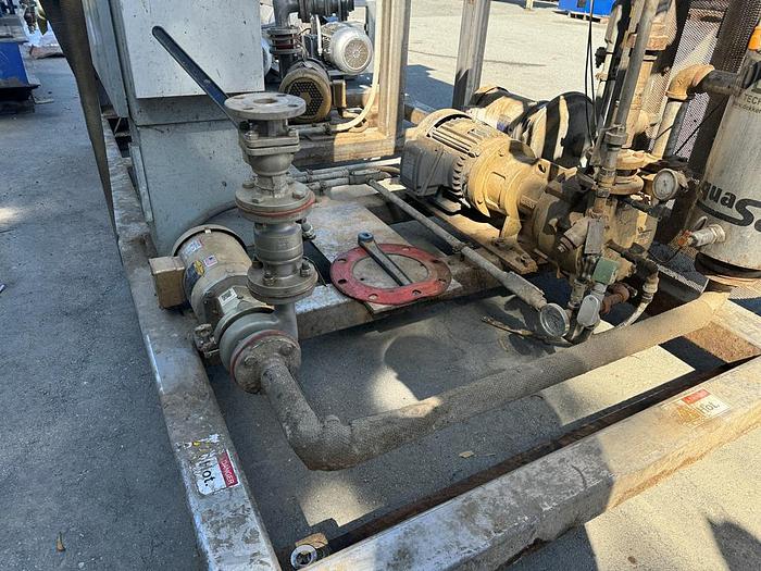 Used Heat Exchanger, Shell & Tube, 500 SF, Stainless, Vacuum, #5991130