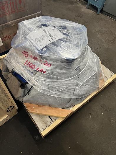 Used Reactor, 100 Gallon, Glass Lined, De Dietrich, 150 PSI, Jacketed, Agitated #S744731