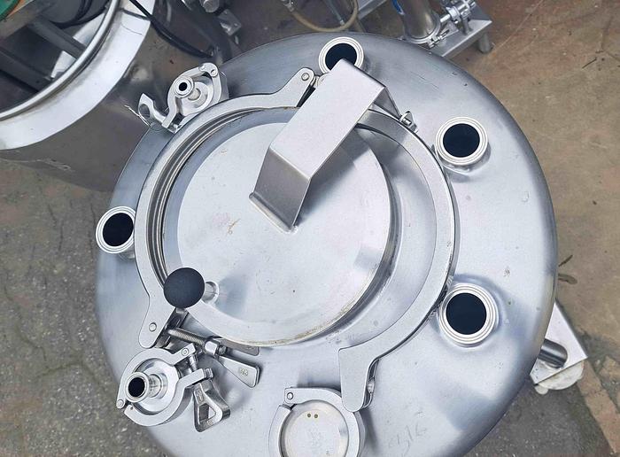 Used Tank, 39 Gallon, 316 Stainless Steel, 20" x 28", 50 PSI, Full Vacuum, DT/DB, #S742799