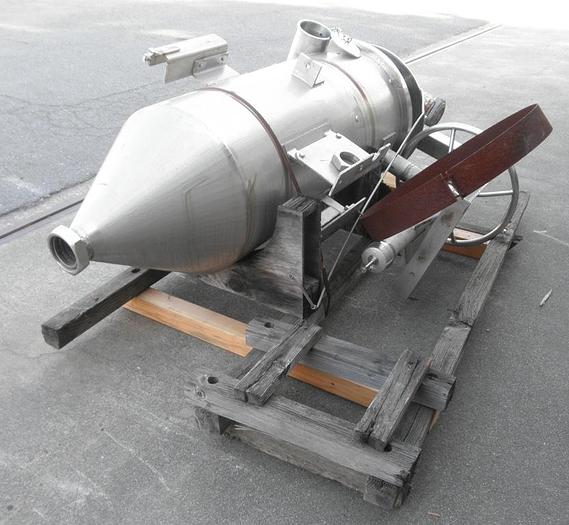 Used Tank, 125 Gallon, 316 Stainless steel, 2' X 4', Flash/Surge, Agitated, Cheese #S694027