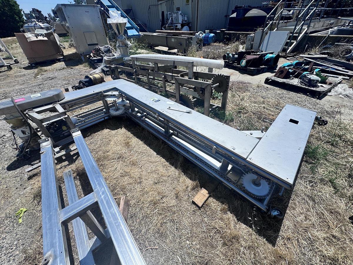 Used Elevator, Z Frame Bucket Elevator, Stainless Steel, Plastic Buckets, #5991794