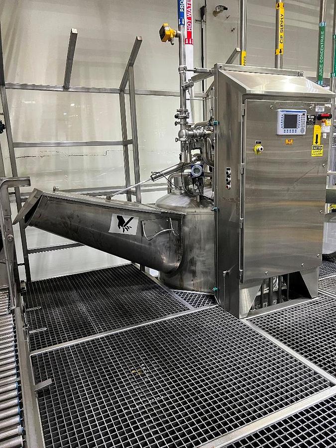 Used Chopper Tank, 500 Gallon, Feldmeier, Jacketed, With Drum Tilter, #5991619