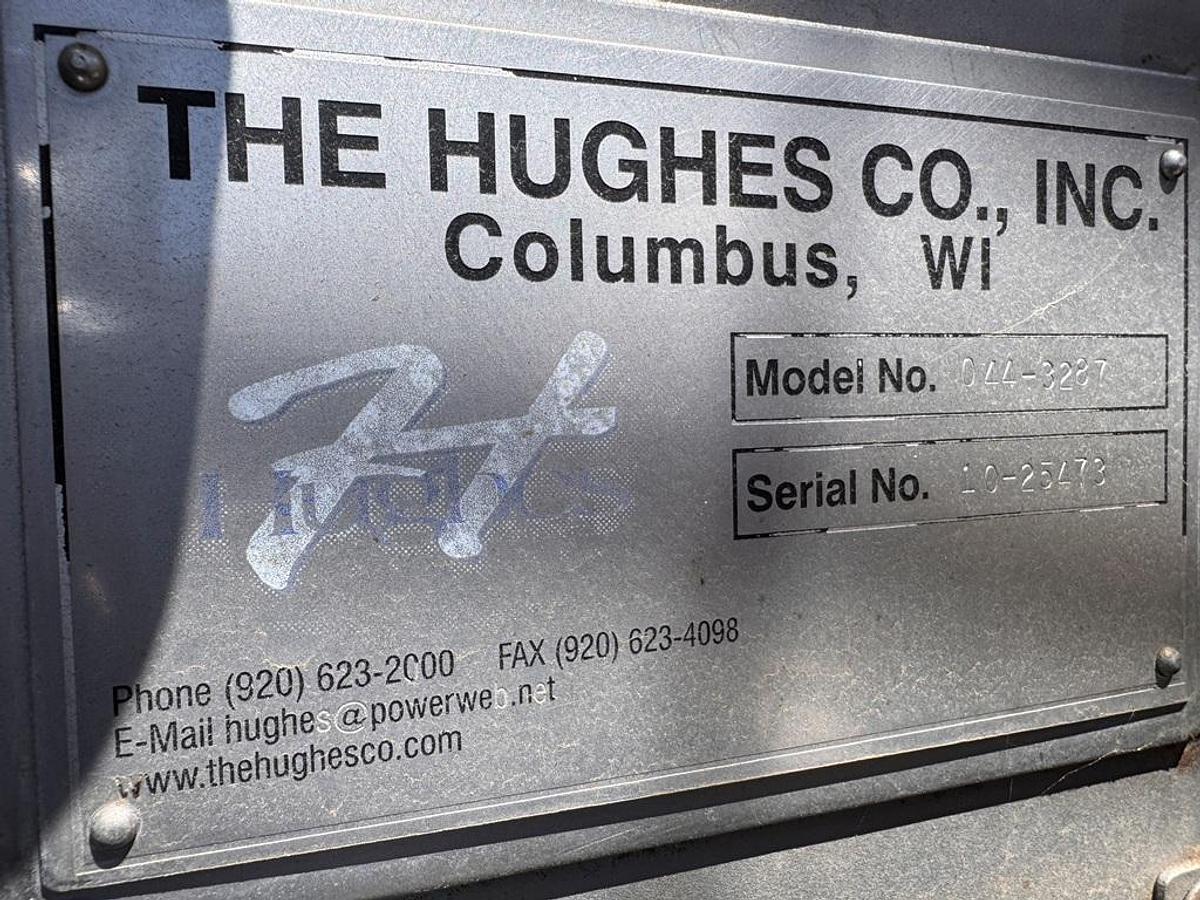 Used Cutter, Bean Snipper, Hughes, 24" diameter drum, Stainless Steel, Portable, #5991870