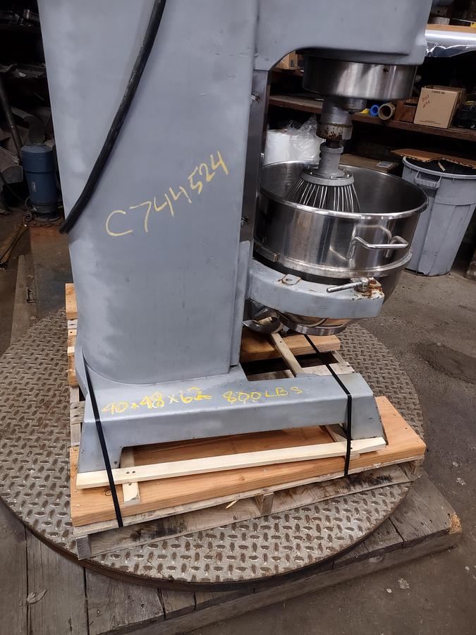 Used Mixer, Hobart, 60 Quart, S/st, Model H600T, 4-Speed #C744524