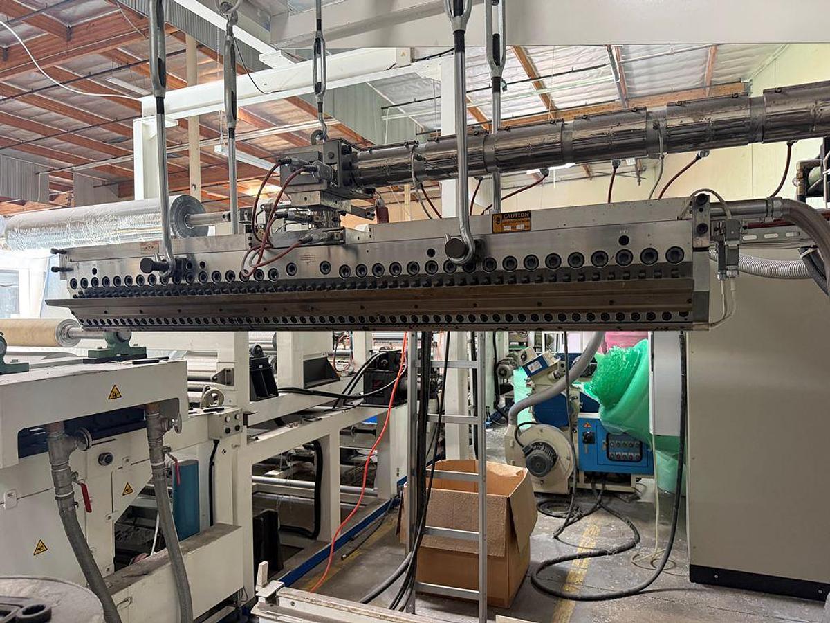 Used Extruder, Bubble Wrap System, 3-Layer, 72" wide, #5991826