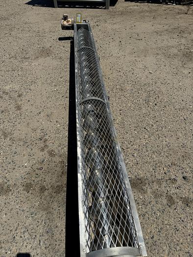 Used Conveyor, Screw, 6" X 10', Stainless Steel, 3/4 HP, #5880211
