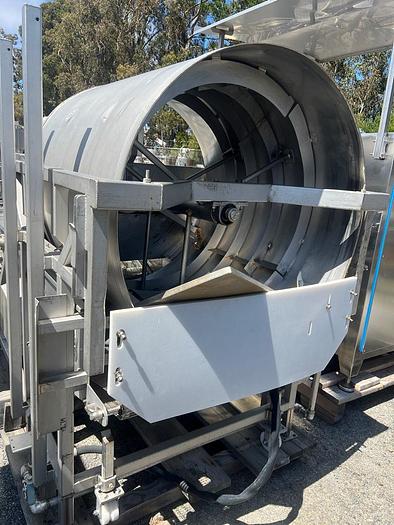 Used Breader, Barrel, 45" x 48", S/st, Rotary, Hydraulic #S739919