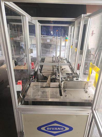 Used Cartoner, Bivans Model 54L, Reverse Tuck Cartoner - #4677899