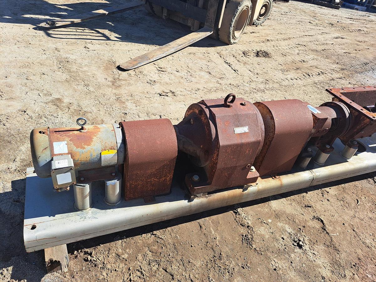 Used Pump, Moyno, 7.5 HP, C/st, Progressive Cavity, Mdl 2F022C2 #S740716