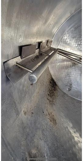 Used Tank, 1,000 Gallon, S/st, Scrape Agitated, Jacketed, DT/DB #4583354