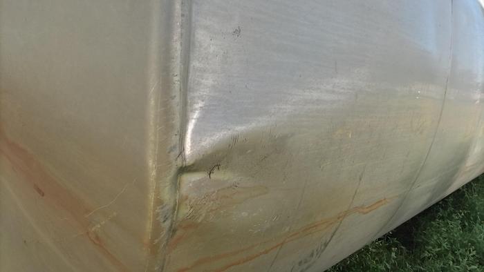 Used Tank, 8,600 Gallon, S/st, Storage Tank, 94" x 24' high #S744776