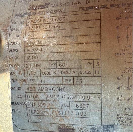 Used Heat Exchanger, Plate, 2,300 SF, 316 Stainless Steel, APV, HTST #C743296