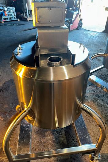 Used Kettle, 35 Gallon, 316L Stainless Steel, Dual Action Agitation, Feldmeier - #5085635