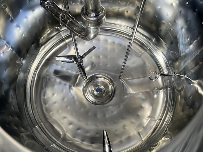 Used Reactor, 80 Gallon (300 Liters), 316L Stainless Steel, Jacketed, 45 PSI Internal, Agitated #S745439