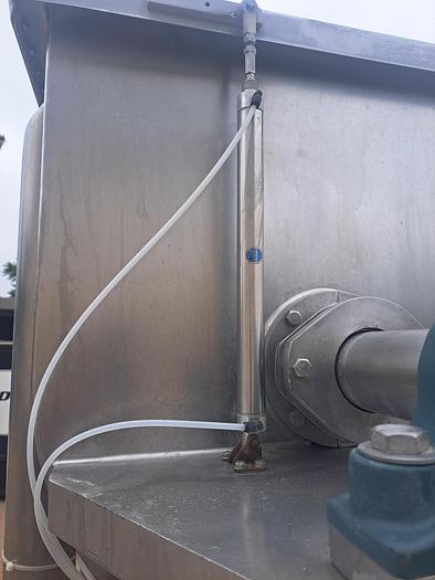 Used Mixer, Ribbon, 35 Cubic Feet, Stainless Steel, 15 HP, Double #5554503
