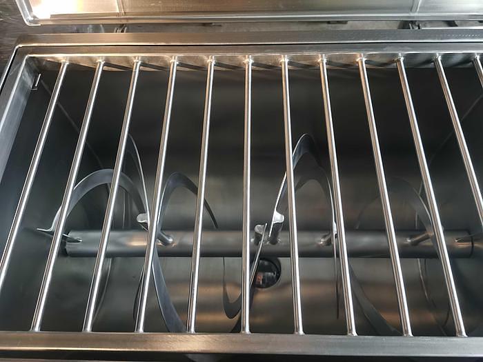Used New 15 Cubic Foot Stainless Steel Ribbon Mixer, 5 HP