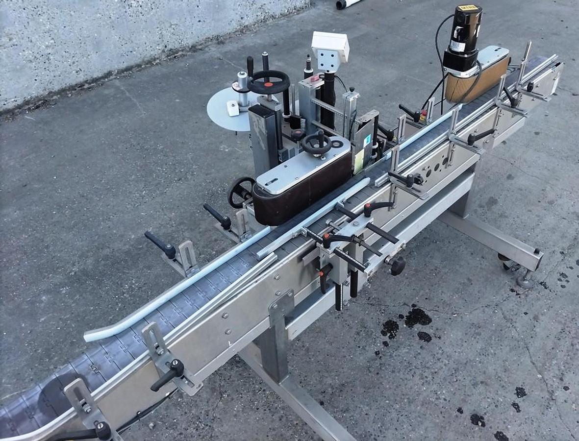 Used Labeler, Pressure Sensitive, Quadrel Econoline E100, 2021, Stainless Steel, #5991957