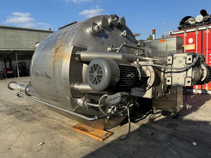 Used Kettle, 2,500 Gallon, Jacketed, Dbl Agitation, Feldmeier, #5991021