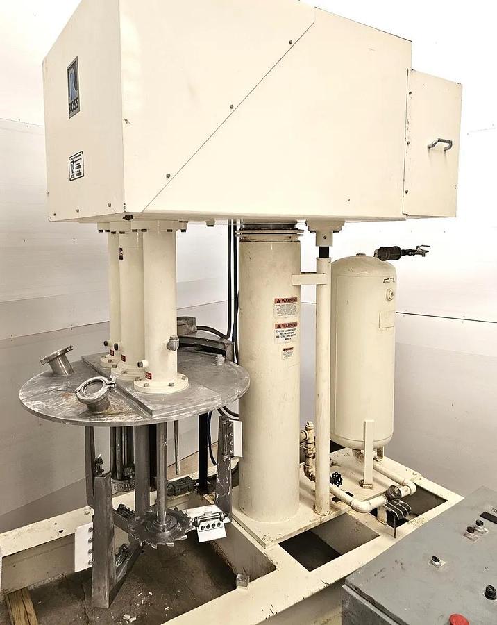 Used Mixer, Vacuum, 100 Gallon, Stainless Steel, Triple Motion, Jacketed Change Can, Ross, PVM-100, #5991966