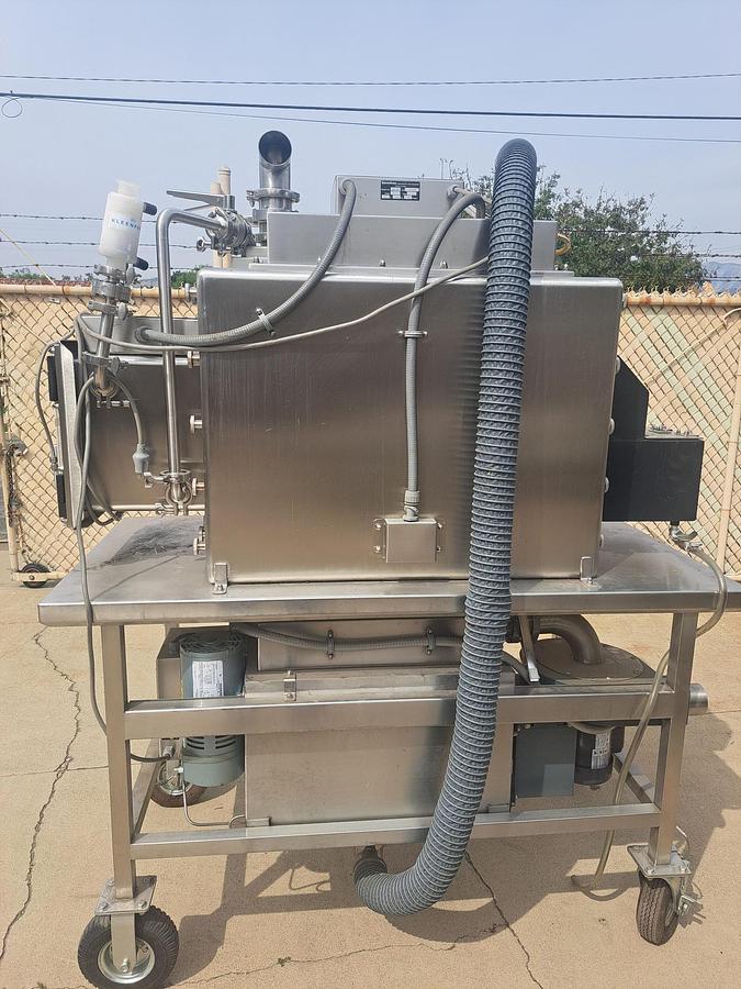 Used Lab Equipment, GermFree CGB-3SS, Stainless Steel, Negative Pressure Glovebox, 75 CFM Filtration System, #5991743