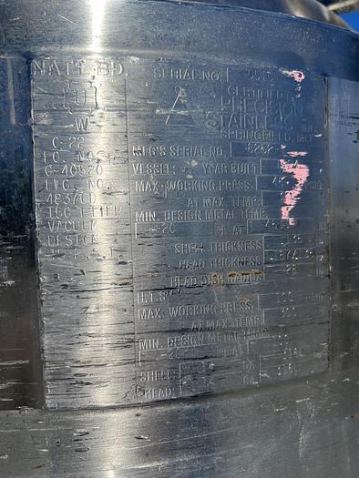 Used Reactor, 40 Gallon (150 Liters), Hastelloy, Jacketed #S745419