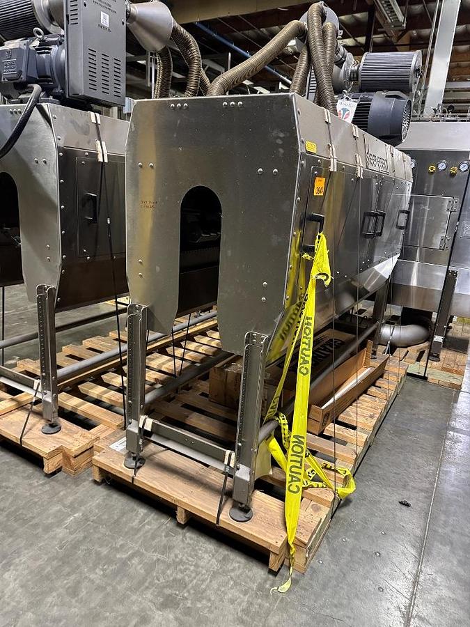 Used Dryer, Bottle, Shrink Sleeve Air Knife, Sleeves Seal, Stainless Steel, 25 HP, #5991710