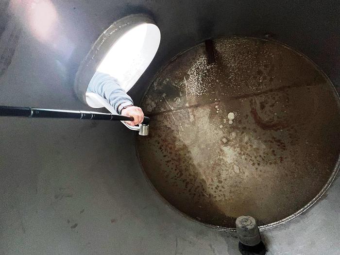 Used Tank, 2,400 Gallon, Stainless Steel, 5'9" x 14', Single Wall #S745017