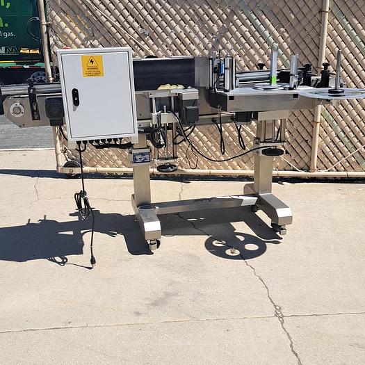 Used Labeler, Pressure Sensitive, Accutek 24 APS 106,  Includes Turntables #S745248