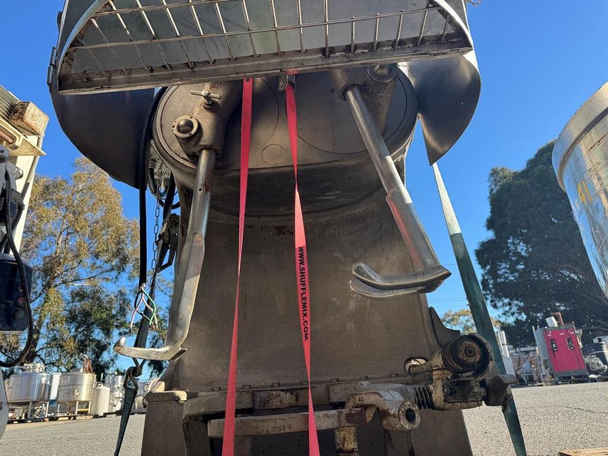 Used Mixer, Horizontal Kneading Mixer, Artofex 300, Dual-Arm, Stainless Steel, (2) Bowls, #5991687