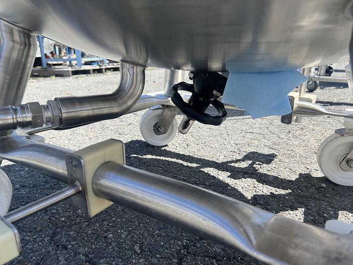 Used Reactor, 80 Gallon (300 Liters), 316L Stainless Steel, Jacketed, 45 PSI Internal, Agitated #S745439