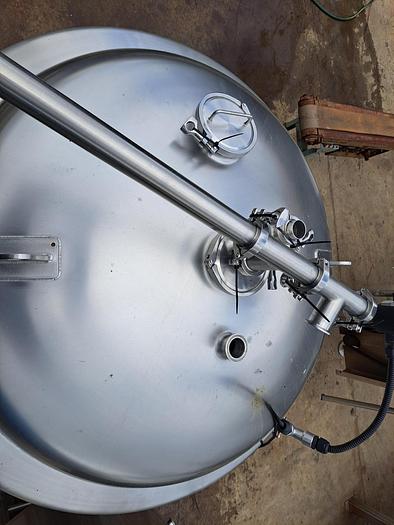 Used Tank, 200 Gallon, Stainless Steel, Insulated, Dish Top & Bottom, 36" X 48" #S745518
