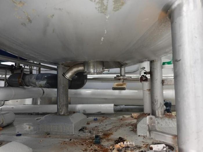 Used Reactor, 265 Gallon (1000 Liters), 316L S/St, Jkt, Agitated #S745446