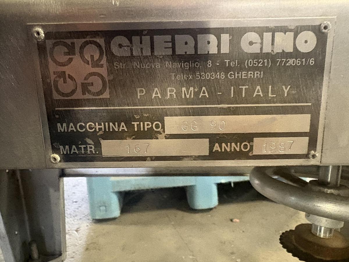 Used Capper, Lug Cap, Gherri Gino, Model GG-90, Capper with Cap Hopper, Sorter, #5991992