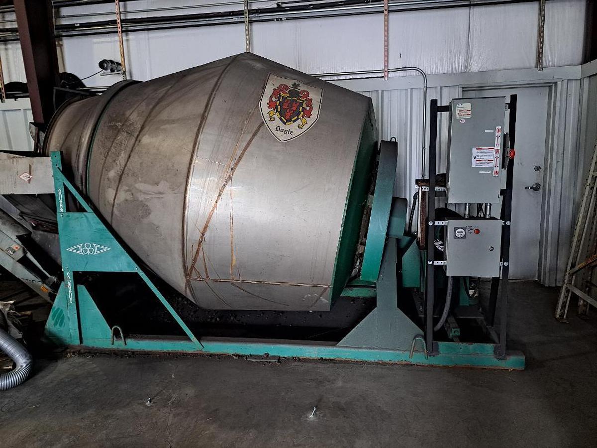 Used Mixer, Rotary, 5-Ton, Stainless Steel, Doyle Mfg. #5991774