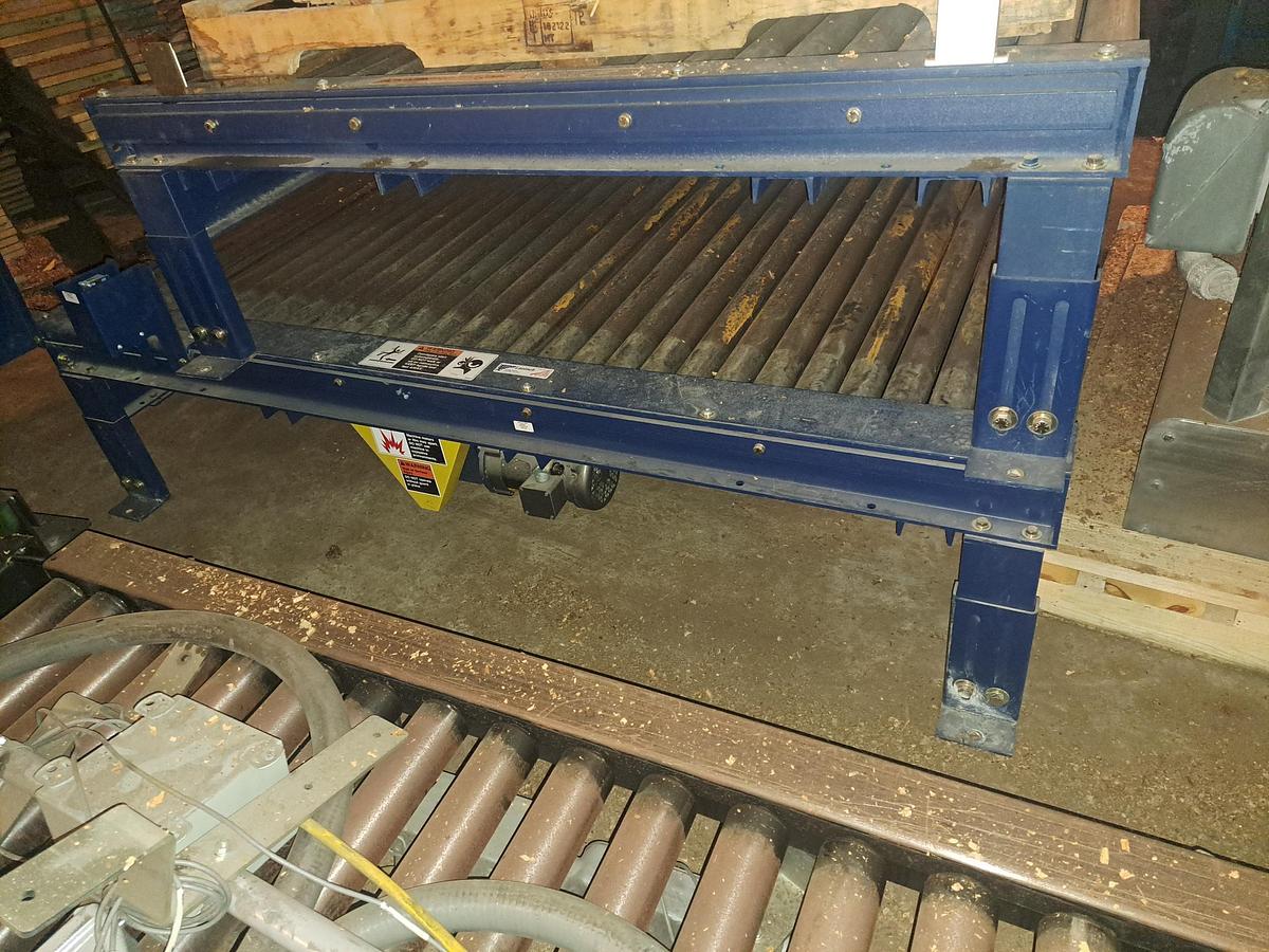 Used Wrapper, Pallet, Automatic, Lantech QLA, 92" Wrap Height, 25' Powered Conveyor, #5991667