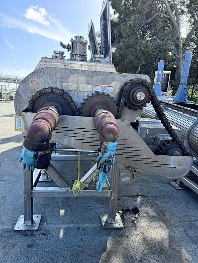 Used Holoflite, 24" X 20', Dual Screw, 316L Stainless Steel, 100 PSI #5990961