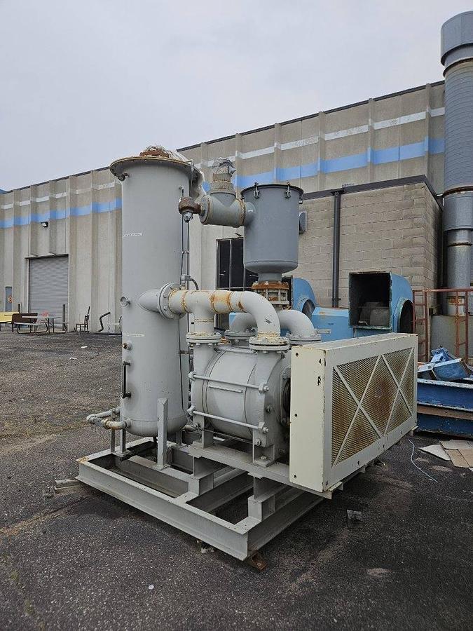 Used Pump, Vacuum, 75 HP, Siemens, Mdl 2BE1252-0BY2-Z, 1400 CFM, 28" Hg, #5991532