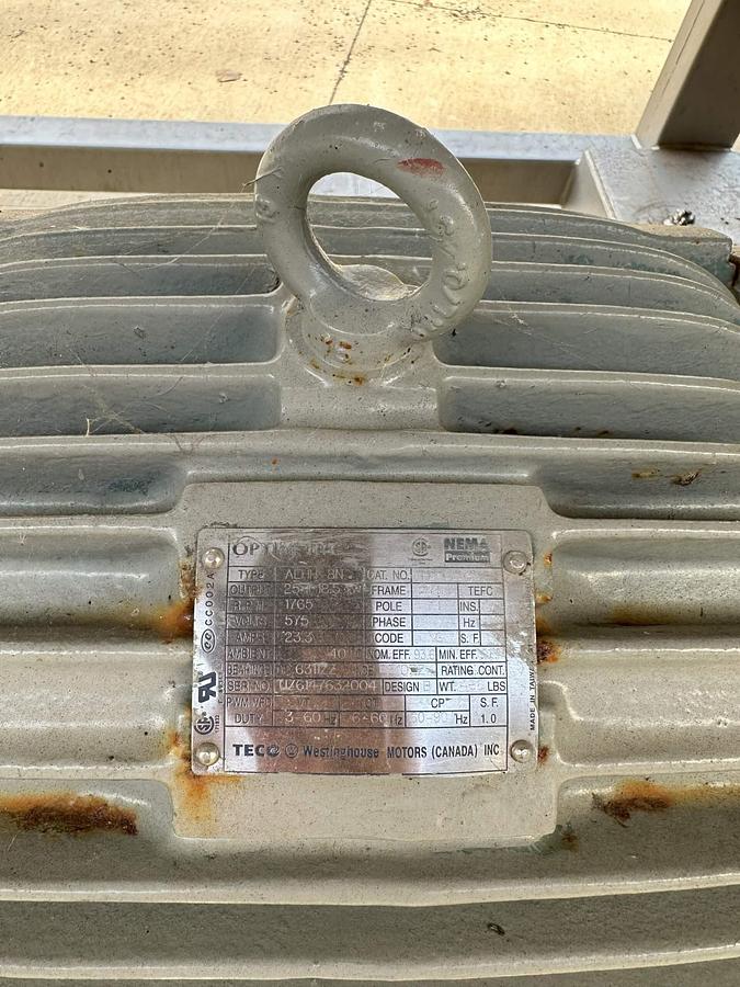 Used Mixer, Paddle, 7,500 Pound, Stainless Steel, Blentech DM-34138-IP, #5991548