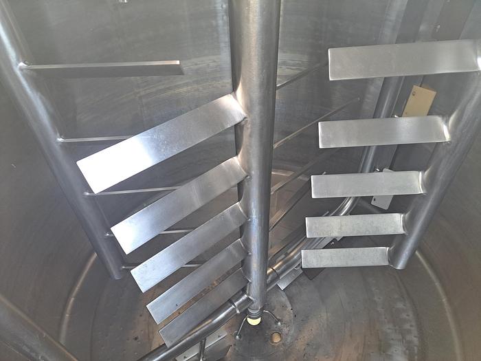 Used Tank, 1,000 Gallon, Scrape Agitated, Jacketed, APV Crepaco #S745296