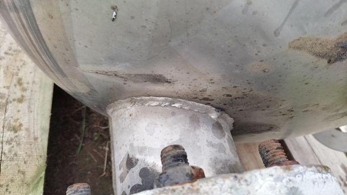 Used Tank, 300 Gallon, 316L Stainless Steel, UL 142, 2' x 11', #S743625