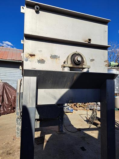 Used Mixer, Ribbon, 100 CF, Stainless Steel, Gearhead Drive #S745338