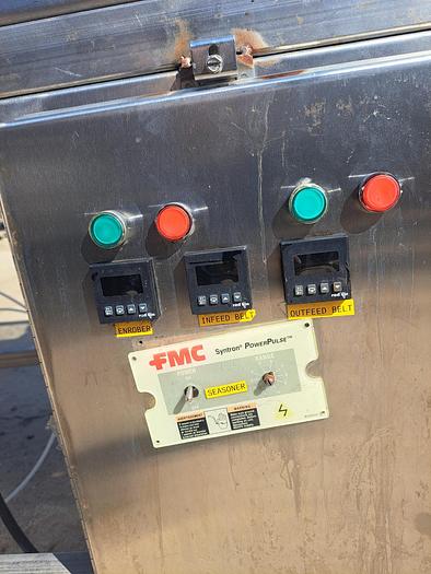 Used Seasoning Drum, 24" x 84", Stainless Steel, Dry & Liquid Application - #5363100