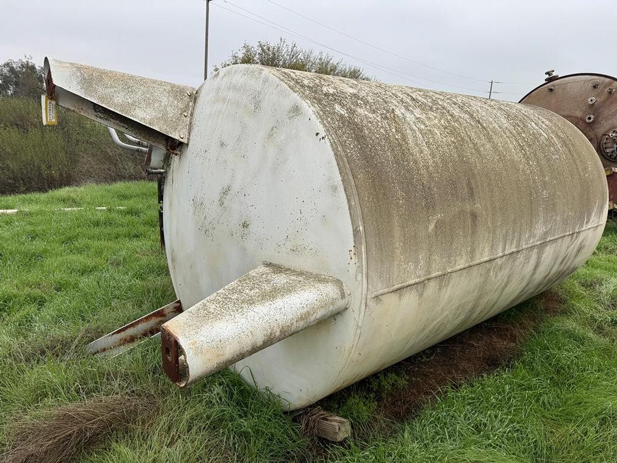 Used Tank, 1,200 Gallon, S/st, LN2 Storage, 65 PSI, Cryogenic, #S738626