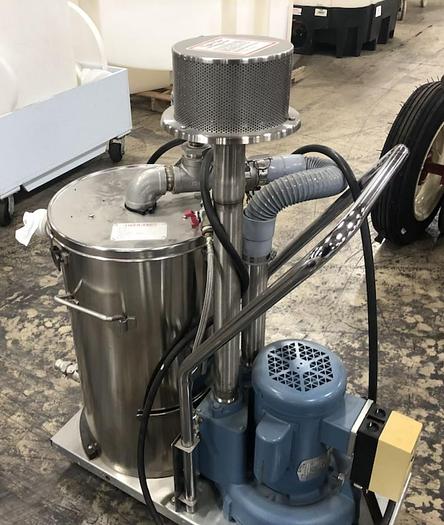 Used Dust Collector, Tiger-Vac, Model V-2 Vacuum System, 1.5 HP, Explosion Proof #4775385