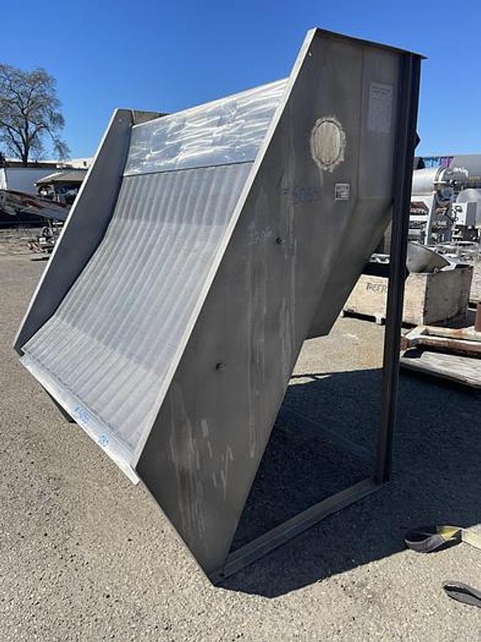 Used Screen, Dewatering, Sprout-Bauer, Wastewater Stationary Screen, 72" Wide, Stainless Steel, #5991989