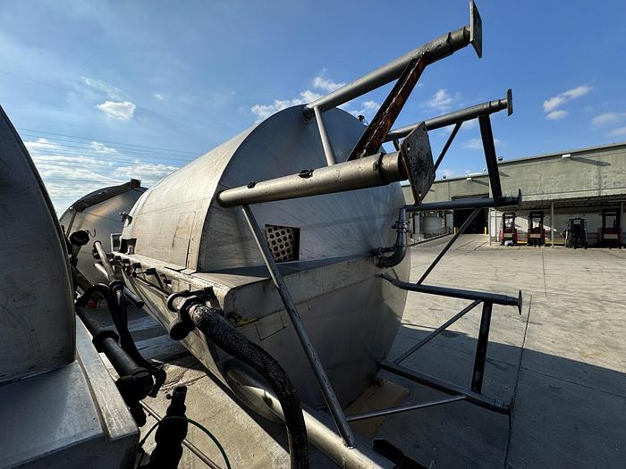 Used Tank, 6,000 Gallon, 316 Stainless, Jacket, Dbl Agitation, #5991013