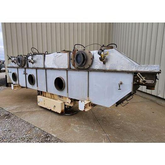 Used Fluid Bed Dryer, 24” x 20’6”, Inconel 600, 3-Zone - #